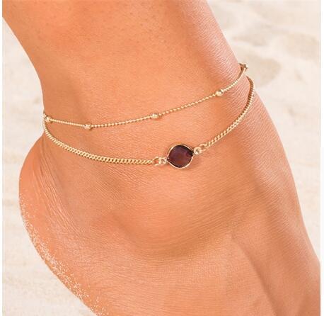 Pineapple Pendant Anklet