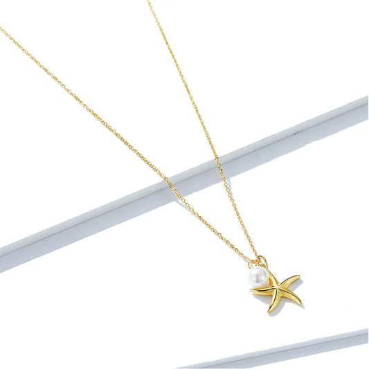 Tropical Starfish Necklaces Women Summer Ocean