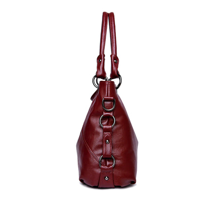 Soft Leather Tassel  Handbags 