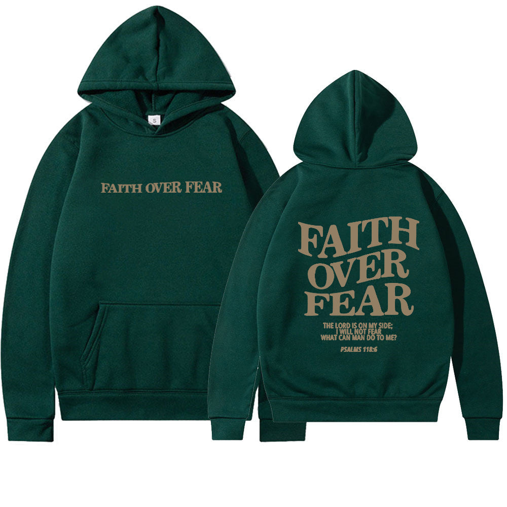 Faith Over Fear Christian Hoodie Christian Sweatshirt