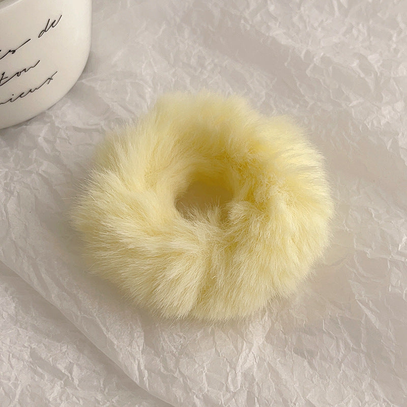 Cute Plush Large Intestine Hair Ring