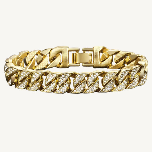 Gold Curb Cuban Bracelet