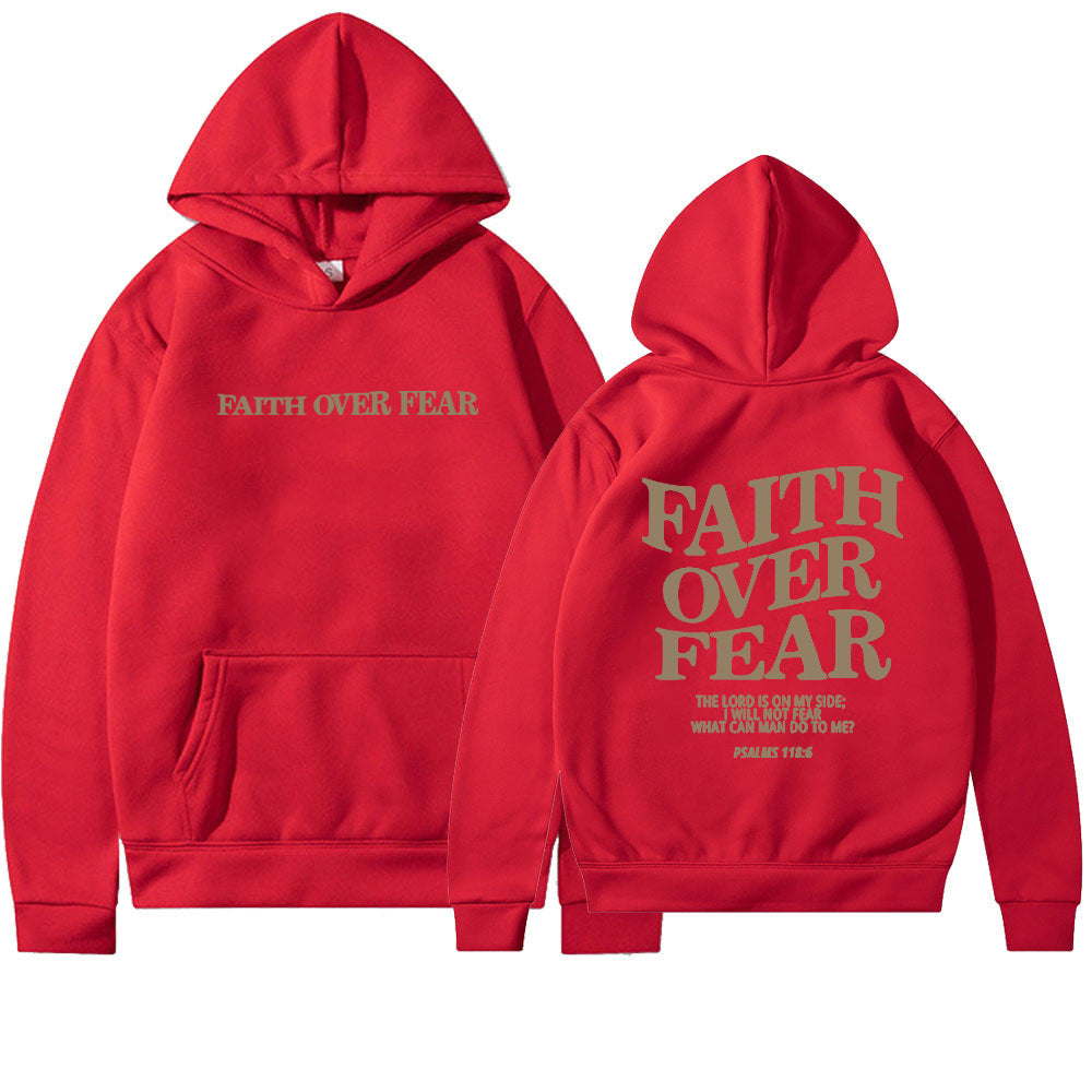 Faith Over Fear Christian Hoodie Christian Sweatshirt