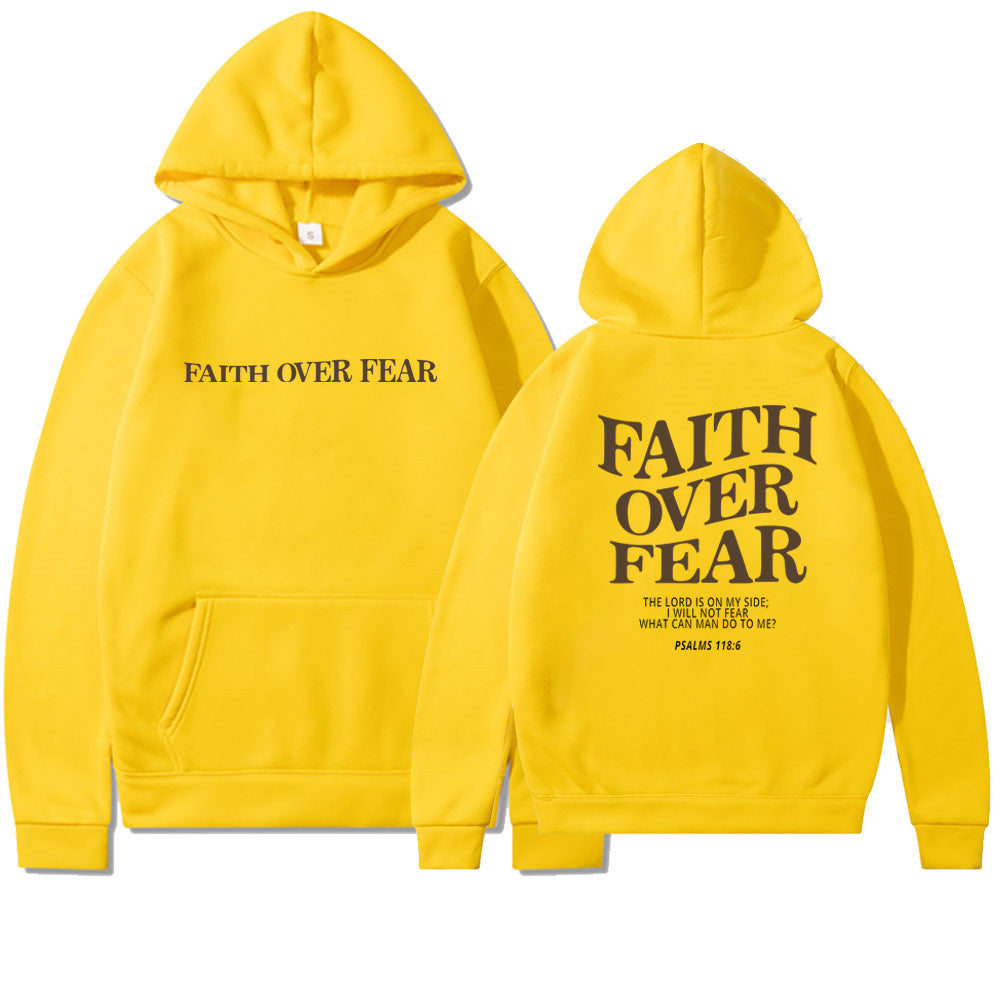 Faith Over Fear Christian Hoodie Christian Sweatshirt