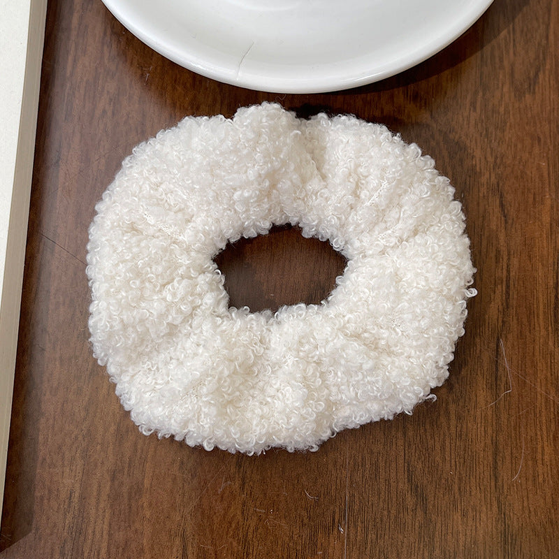 Cute Plush Large Intestine Hair Ring