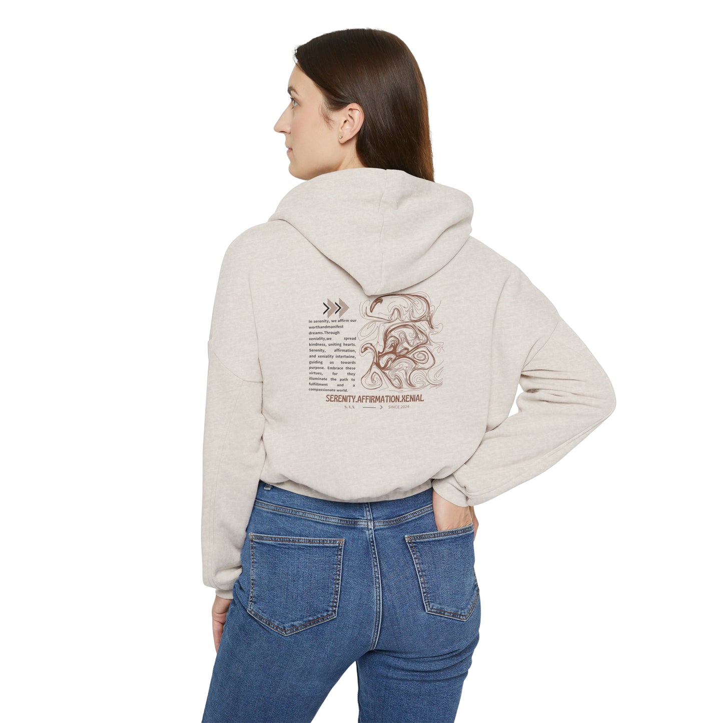 Soulful Women's Cinched Bottom Hoodie