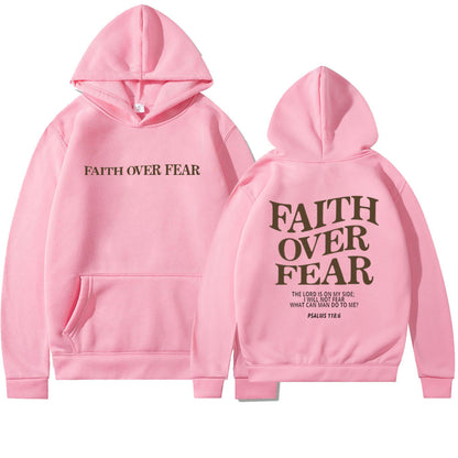 Faith Over Fear Christian Hoodie Christian Sweatshirt