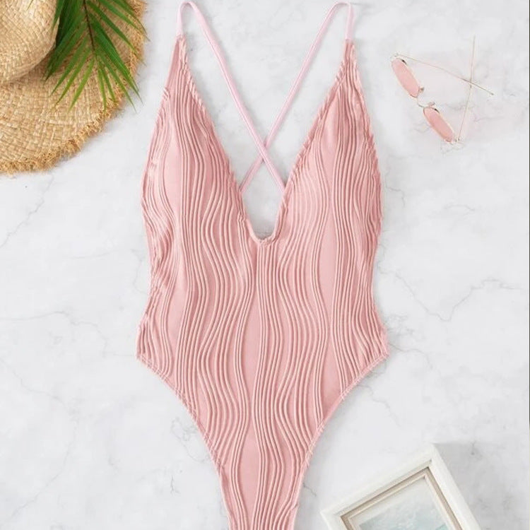 European And American Summer One-piece Swimsuit