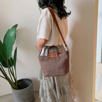 Women's Versatile Crossbody Fashion Personality Woven Bag