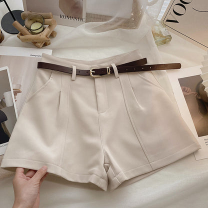 Simple High Waist A- Line Wide Leg Pants