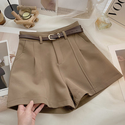 Simple High Waist A- Line Wide Leg Pants
