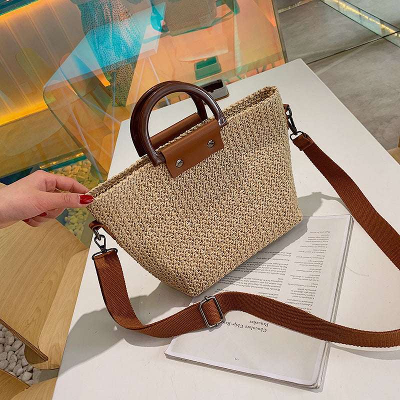 Women's Versatile Crossbody Fashion Personality Woven Bag