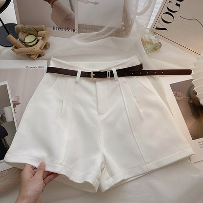 Simple High Waist A- Line Wide Leg Pants