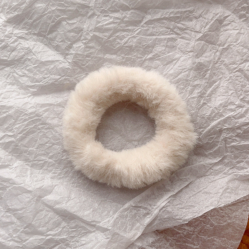 Cute Plush Large Intestine Hair Ring