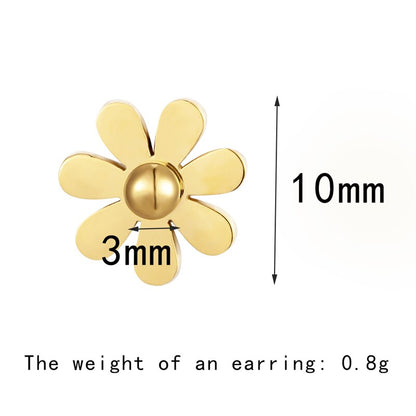 Cute Daisy Stud Earring for Women 