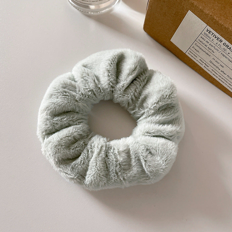 Cute Plush Large Intestine Hair Ring