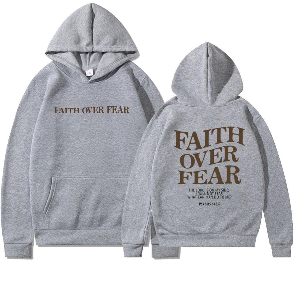 Faith Over Fear Christian Hoodie Christian Sweatshirt