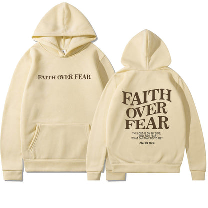 Faith Over Fear Christian Hoodie Christian Sweatshirt