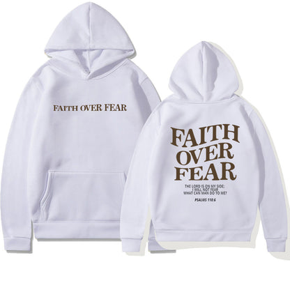 Faith Over Fear Christian Hoodie Christian Sweatshirt