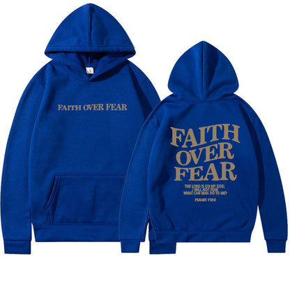 Faith Over Fear Christian Hoodie Christian Sweatshirt